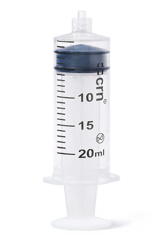 Dedicated sterile and disposable 20ml syringes for medical infusion devices