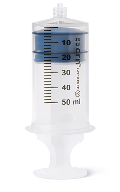 Dedicated sterile and disposable 50ml syringes for medical infusion devices